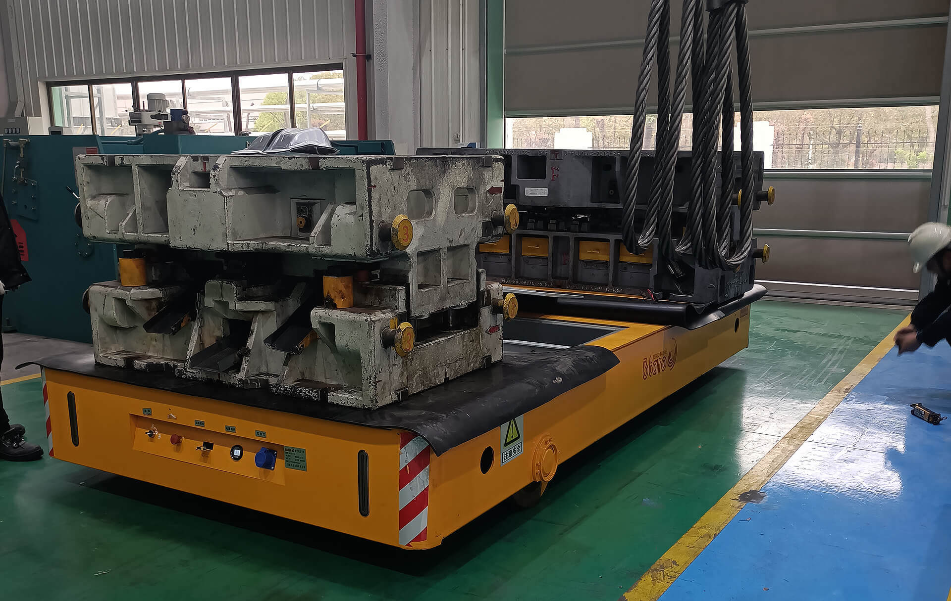 Successful Delivery of 20T Mold Transfer Cart: Showcasing Advanced Performance and Safety Features